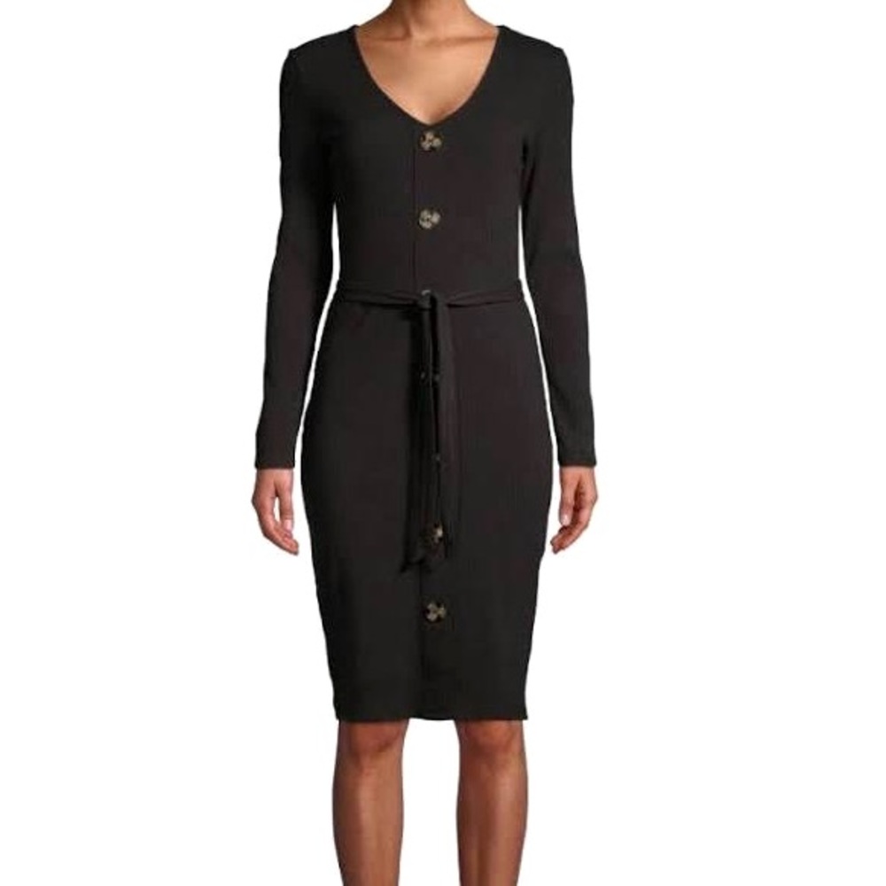 No Boundaries Black Bodycon Dress Size 11-13
